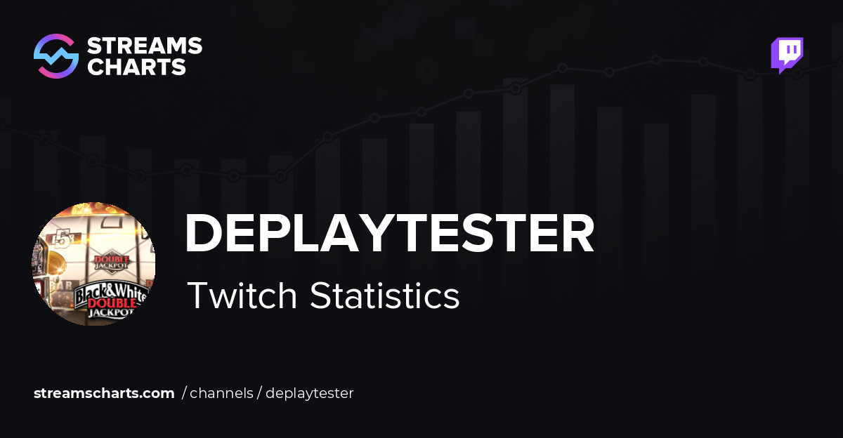 deplaytester - Twitch Stats, Analytics and Channel Overview