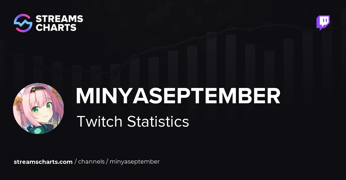 Minyaseptember Channel Streams On Twitch Viewers Followers Air Time