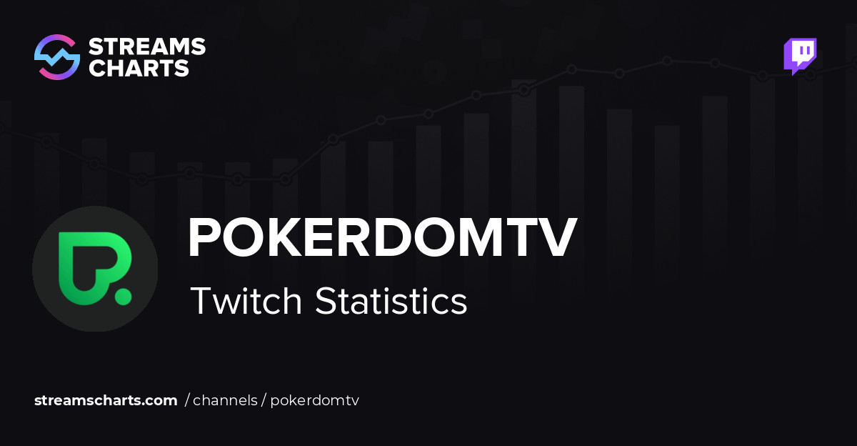 pokerdomtv - Twitch Stats, Analytics and Channel Overview