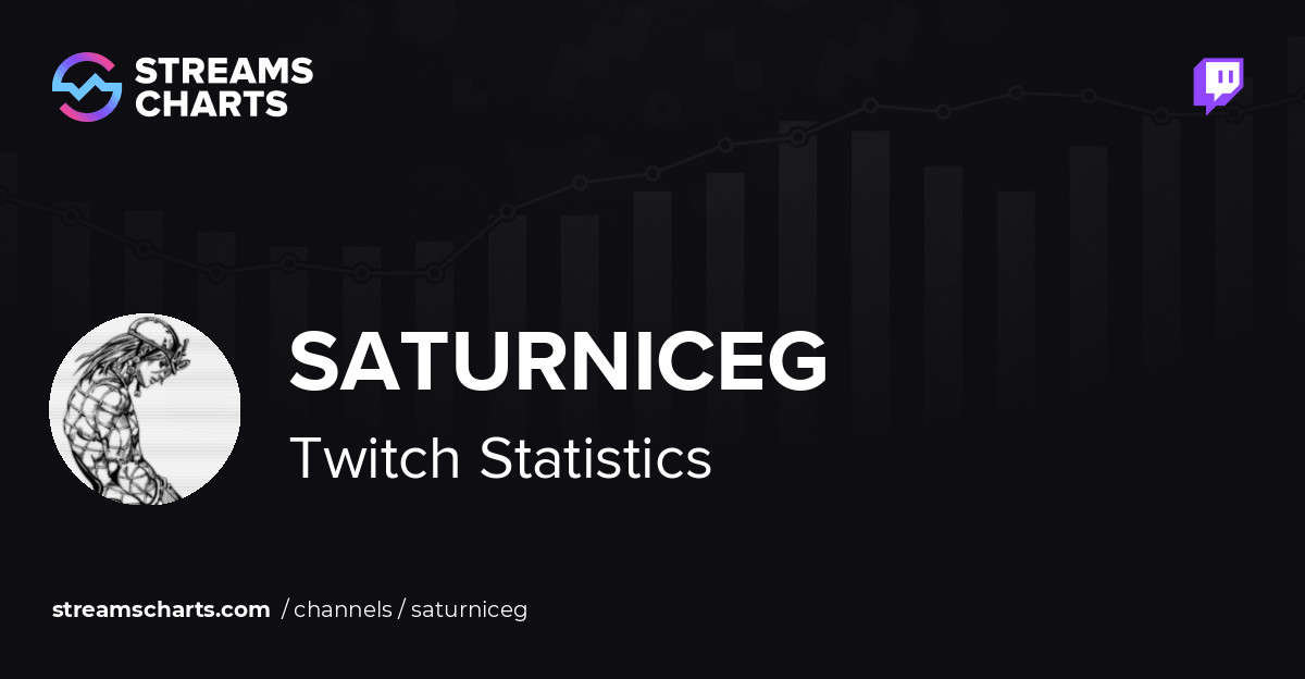 saturniceg - Twitch Stats, Analytics and Channel Overview