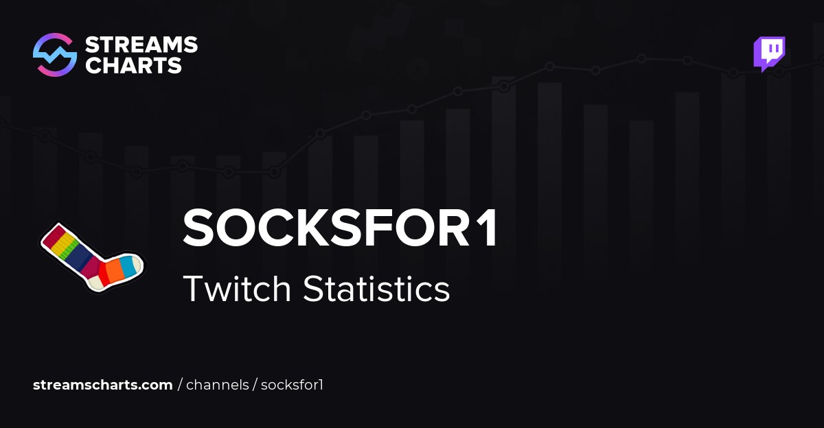 Socksfor1 Twitch Stats, Analytics and Channel Overview