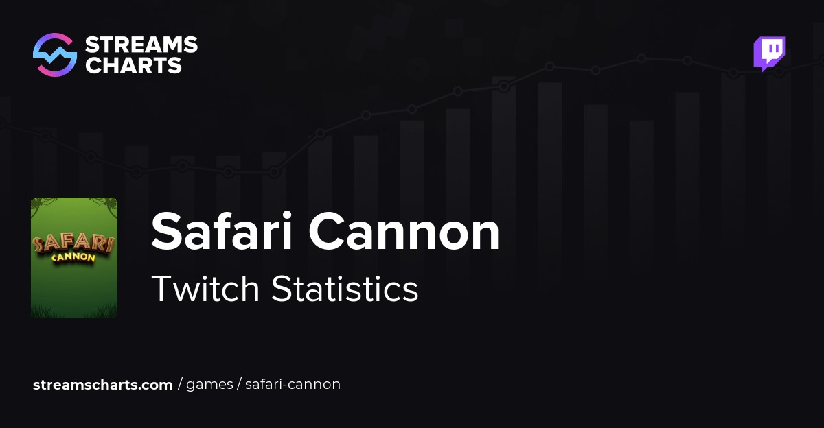 Safari cannon twitch statistics and analytics